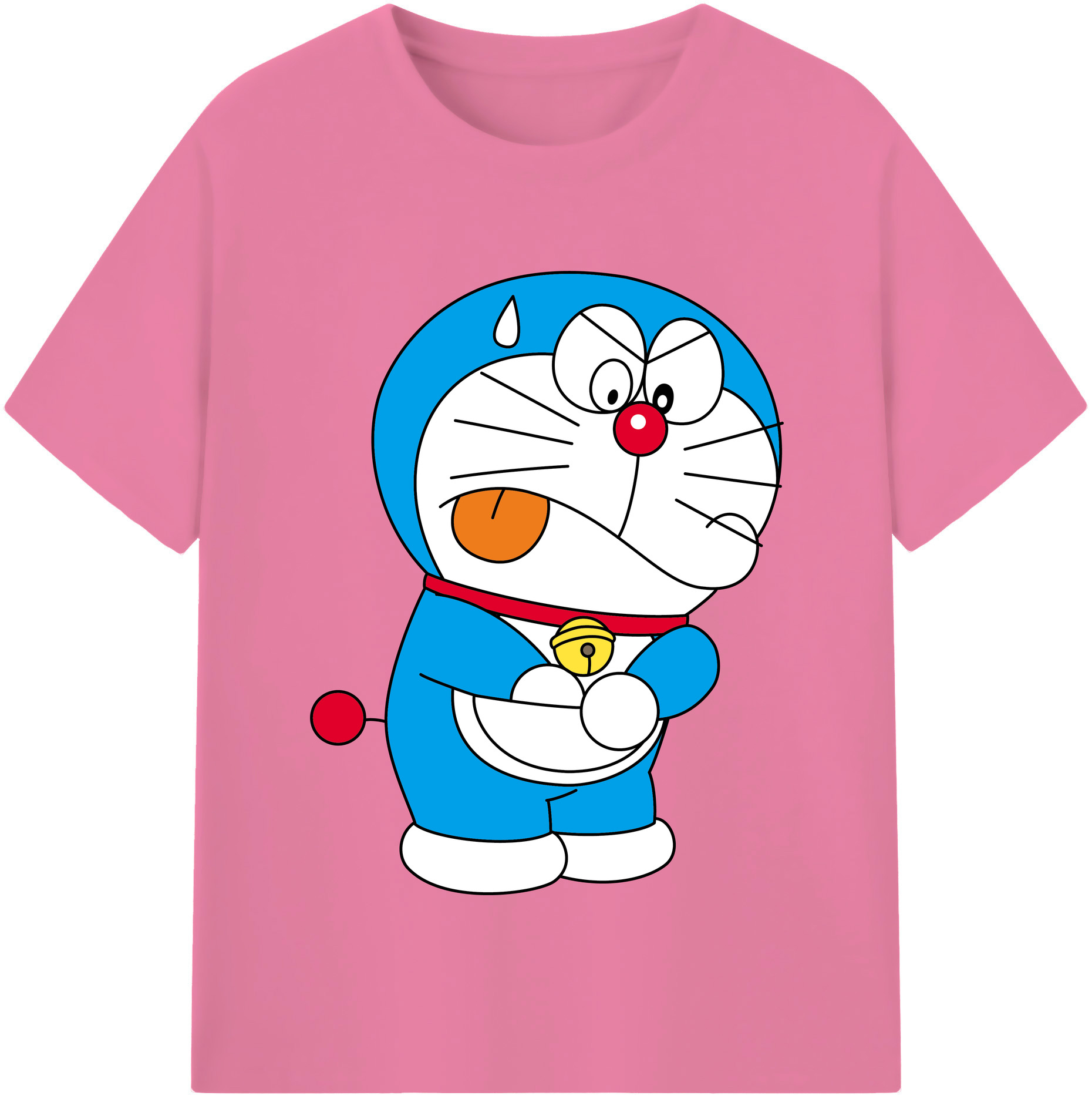（画像用） ドラえもん Doraemon 綿100％半袖Tシャツ（フロントプリント）